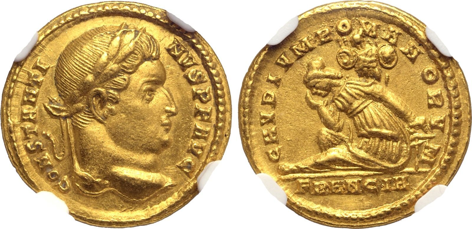 An Extremely Rare Solidus of Constantine I 'the Great