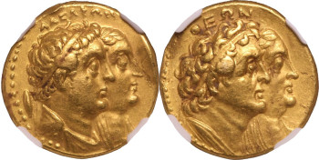 Ptolemaic Kingdom, Ptolemy II 'Philadelphos' AV Half Mnaieion (Tetradrachm)