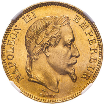 France, Napoleon III, 1869-BB 100 Francs