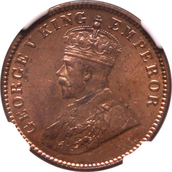 India, George V, 1936 1/4 Anna (Pice)