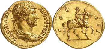Ancient Rome, Roman Empire, Hadrian AV Aureus