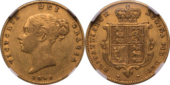 United Kingdom, Victoria, 1841 Half-Sovereign