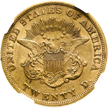 United States, 1858 $20 Double Eagle, Philadelphia