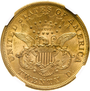 United States, 1871-S $20 Double Eagle, San Francisco